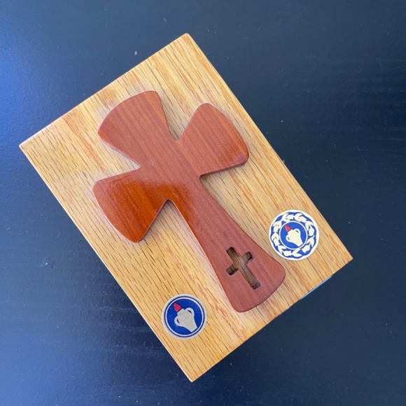 Pocket Bible and Wood Case New Testament Psalms Proverbs Blue - Picture 4 of 9